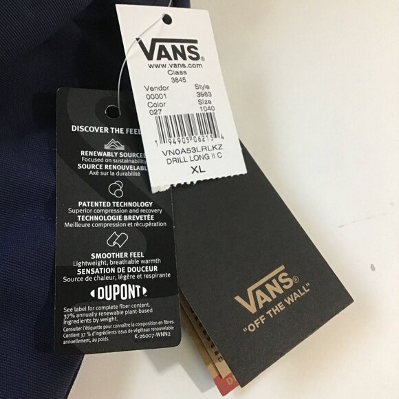 Vans MTE Long Chore Coat Men's XL Blue Ski Snow Detachable Hood [NEW WITH TAGS] - Picture 2 of 4